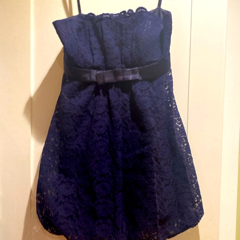 Le Chateau strapless lace dress. Size XL